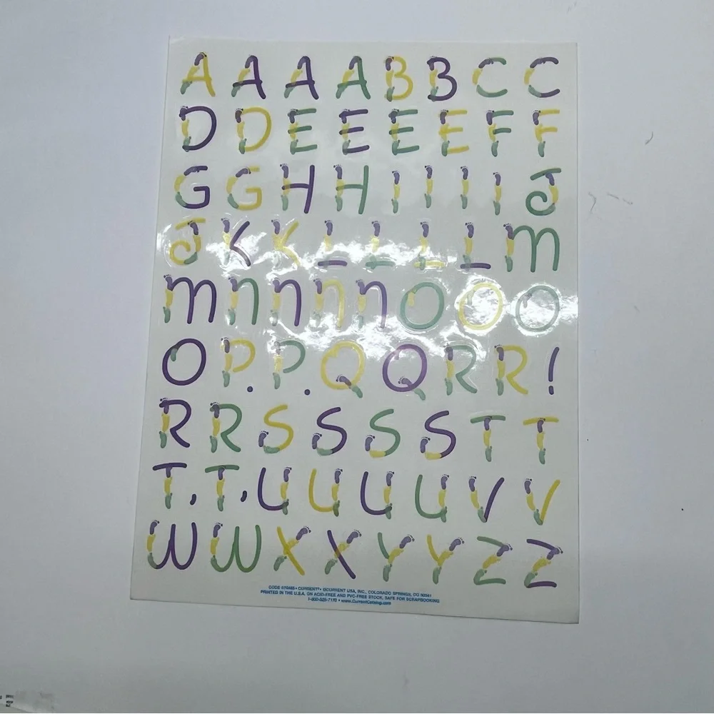 sticker lot baby‎ theme scrapbook crafts card making letters